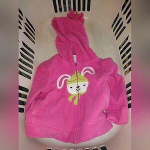 Pink Bunny Hoodie (12–18M) – Soft & Adorable Kids Sweatshirt